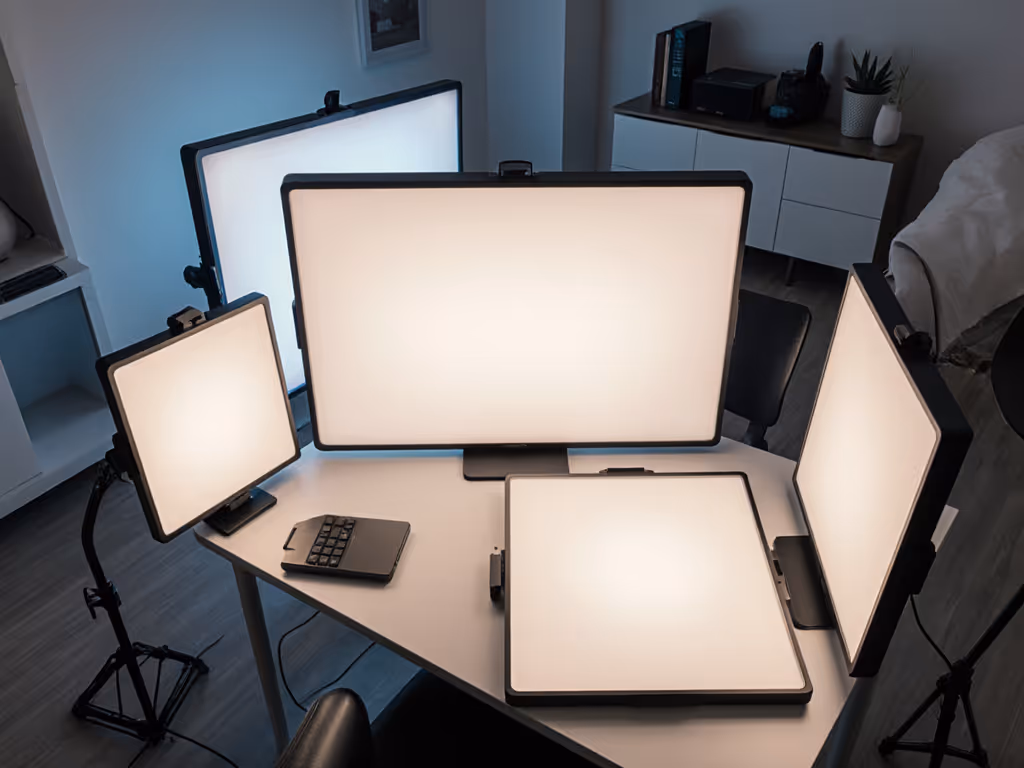 live_product_demonstration_lighting_setup_in_small_room_with_portable_led_panels