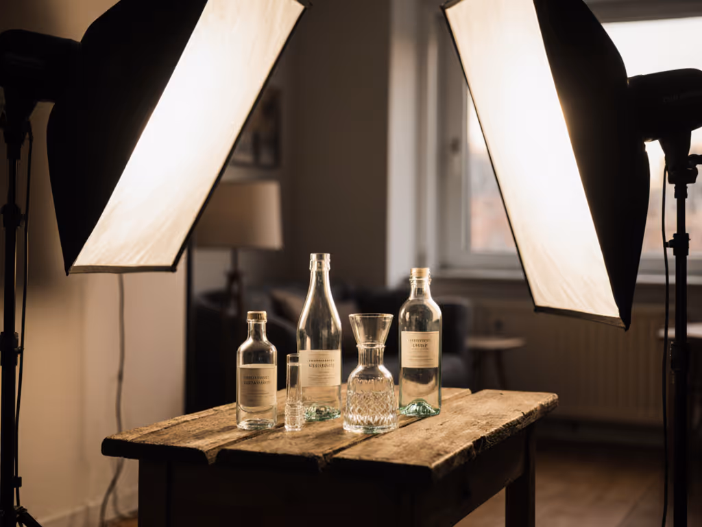 Control Specular Highlights In Glass Product Photography