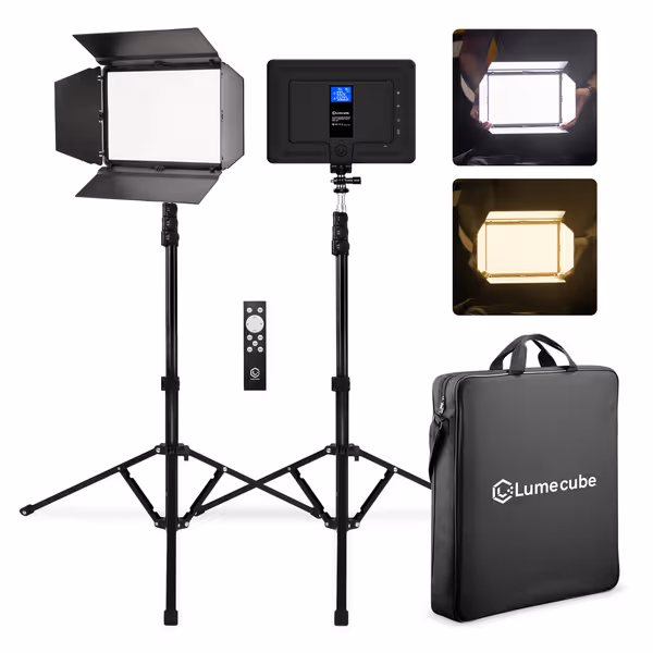 LUME CUBE Studio Panel 2-Point Lighting Kit